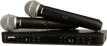 Load image into Gallery viewer, Shure BLX288/PG58 UHF Dual Wireless Microphone System
