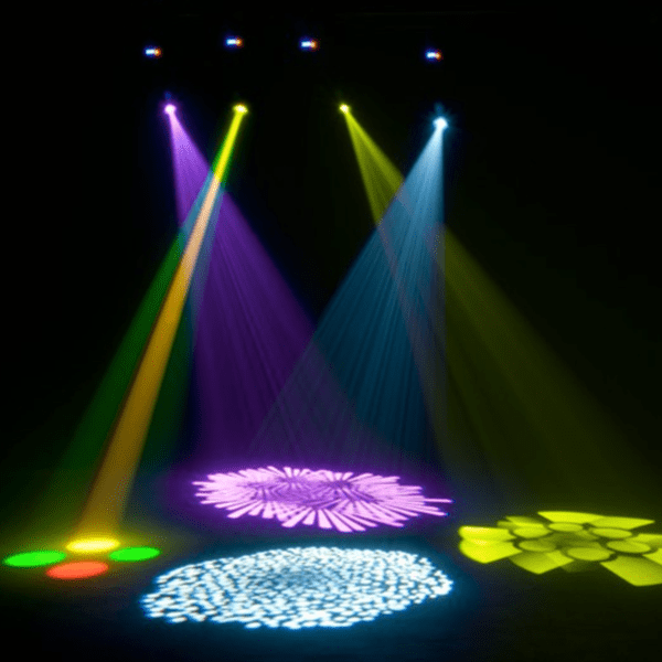 Moving Head Light w/ Rotating Gobos Rental Sound Town