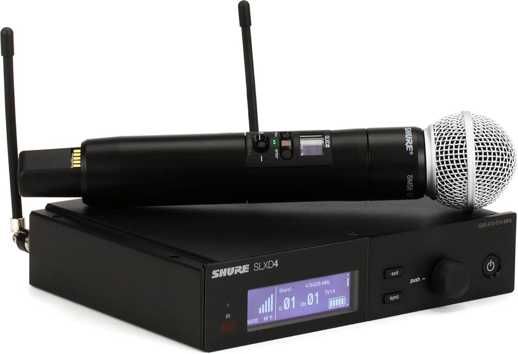 Shure SLXD24/SM58 Wireless Microphone System with SM58 Handheld Mic