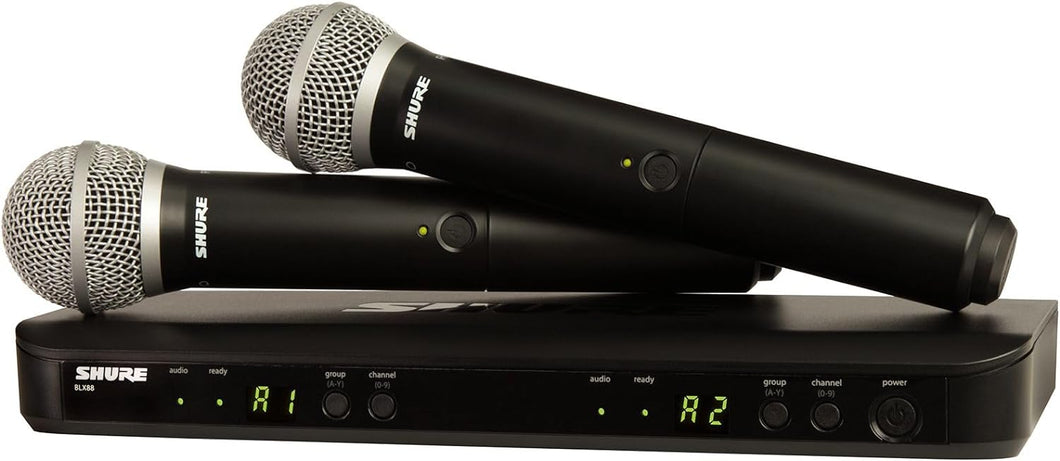 Shure BLX288/PG58 UHF Dual Wireless Microphone System
