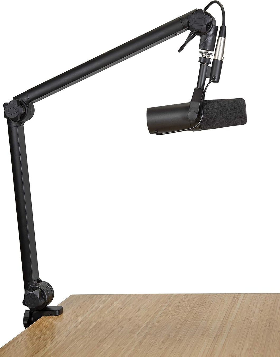 Gator Frameworks GFWMICBCBM3000 Deluxe Desk-mounted Broadcast Microphone Boom Arm