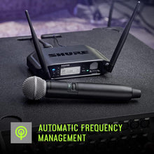 Load image into Gallery viewer, Shure GLXD24+/SM58 Dual Band Pro Digital Wireless Microphone System
