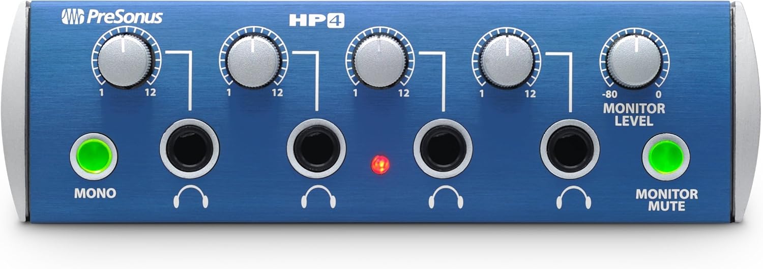 PreSonus HP4 4-Channel Compact Headphone Amplifier – Sound Town