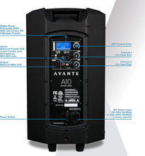 Load image into Gallery viewer, Avante Audio A10 2-Way Active PA Speaker
