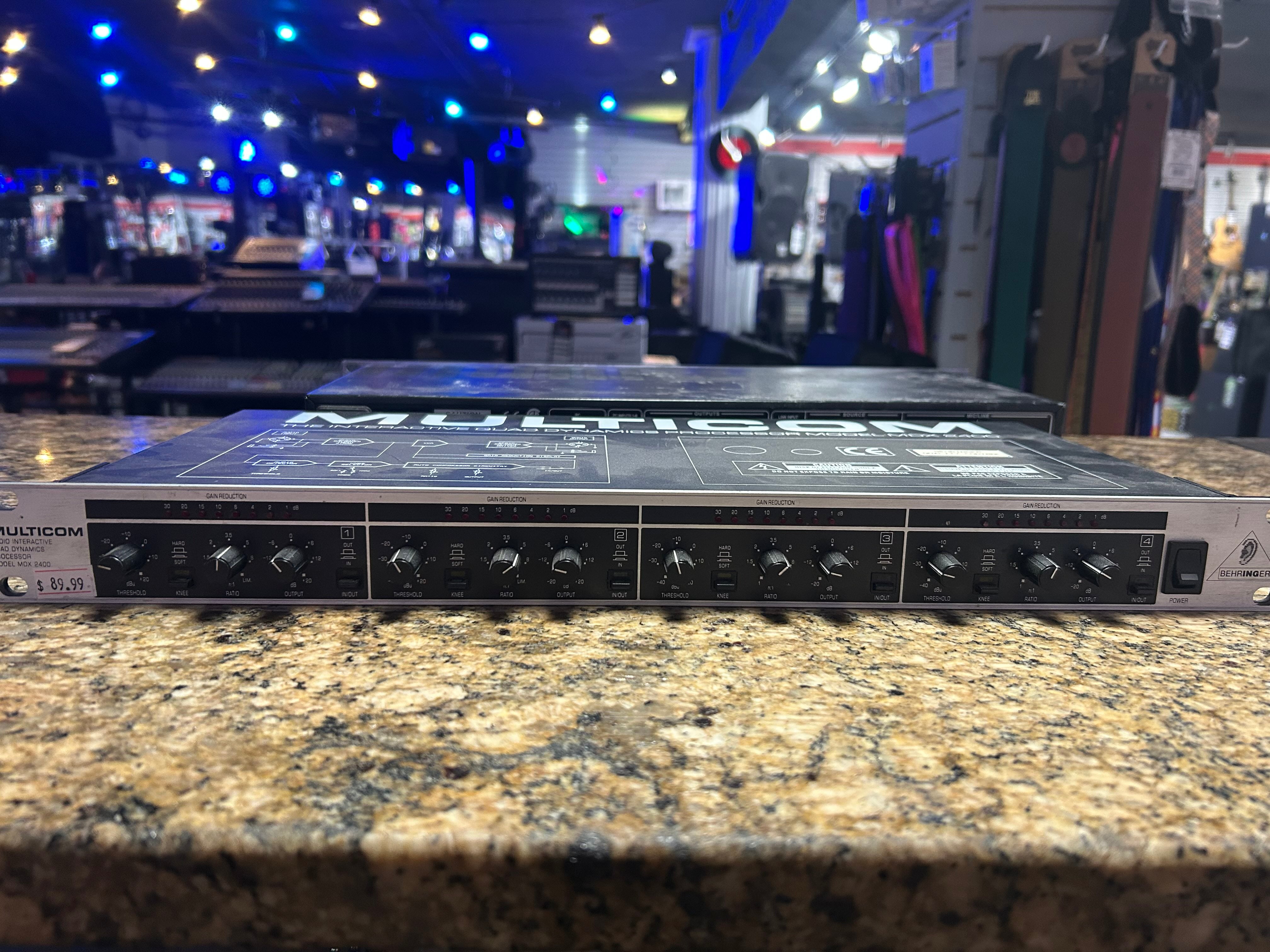 Behringer MDX 2400 Multicom Quad Dynamics Processor – Sound Town