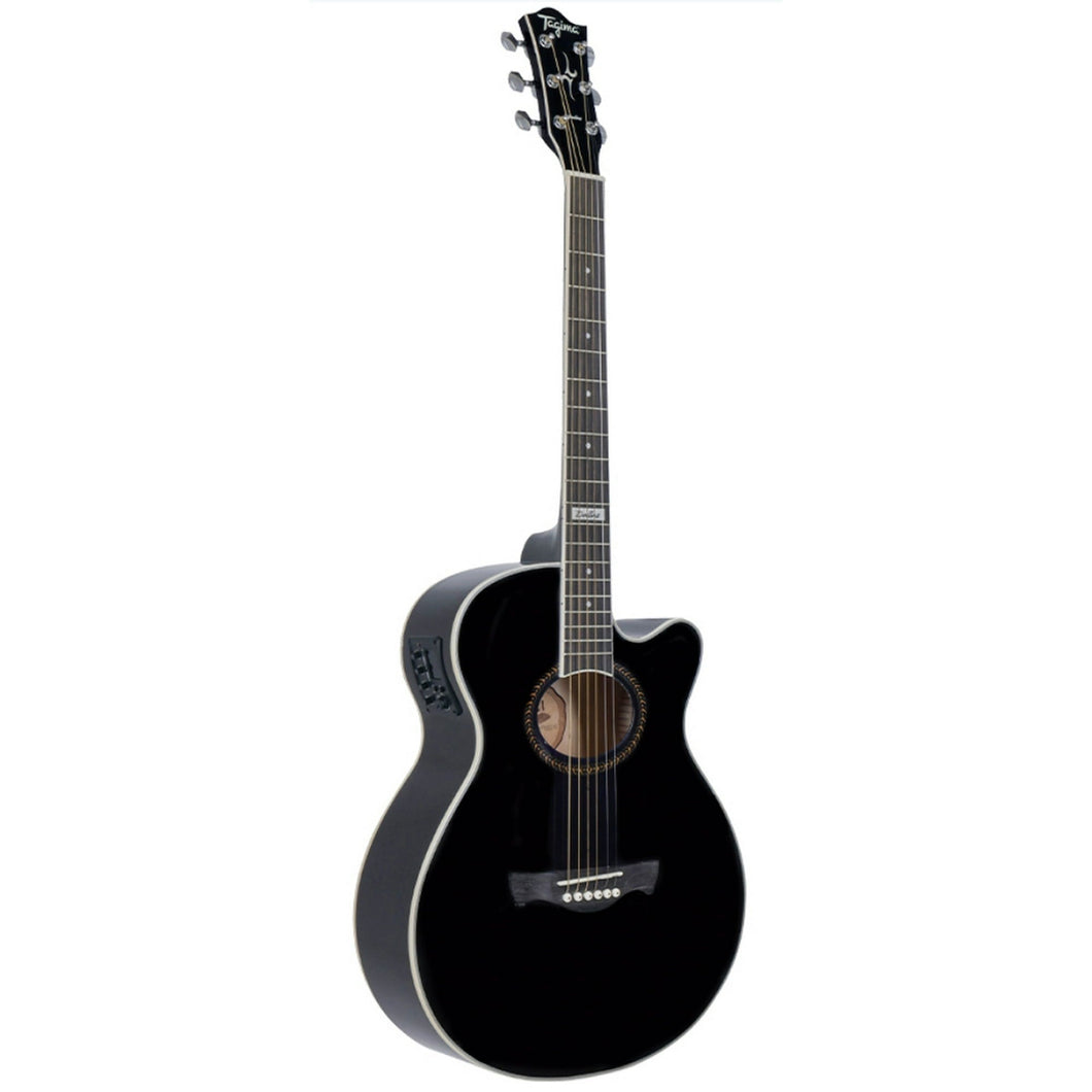 Tagima WS-30 EQ Acoustic-Electric Guitar, Chhlik Fretboard, Spruce Top, Black