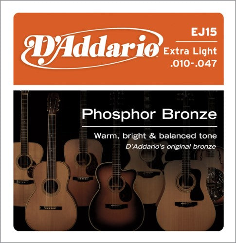 D'Addario Phosphor Bronze Strings