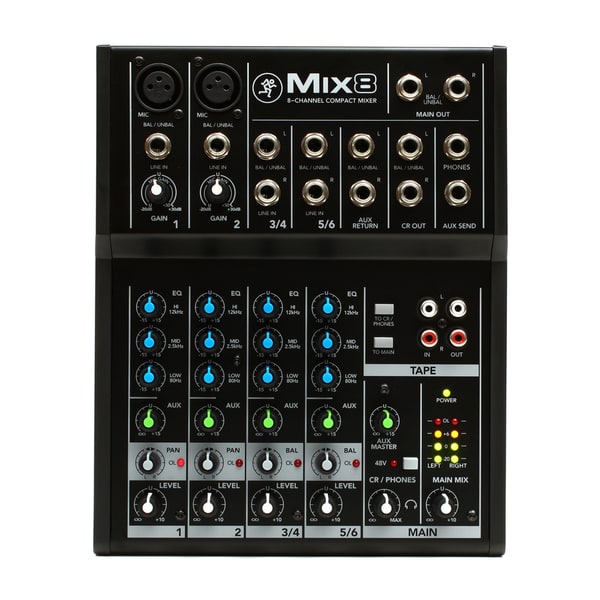 MACKIE 8 CHANNEL MIXER