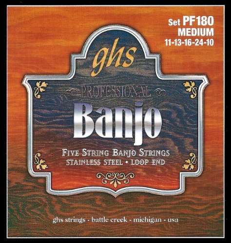 GHS Banjo Medium Strings