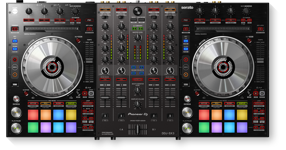 Pioneer DDJ-SX3 Controller Rental – Sound Town Pioneer DDJ-SX3 Controller Rental – Sound Town