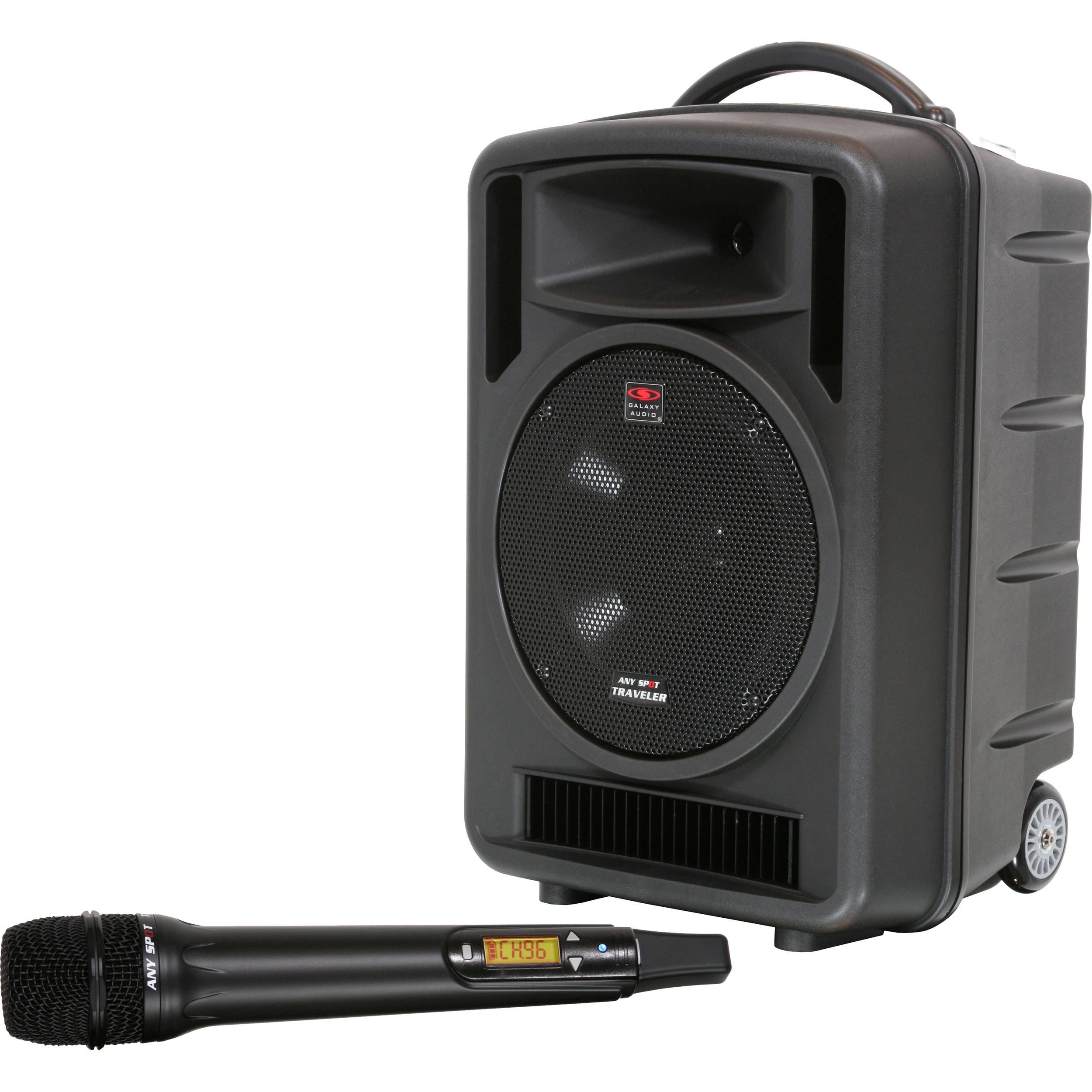 Galaxy TV10 Battery Powered Speaker w Wireless Mic Rental Sound
